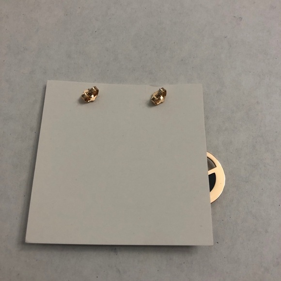 Elizabeth Stone Moongazer Drop Earrings Gold - New - Picture 2 of 4